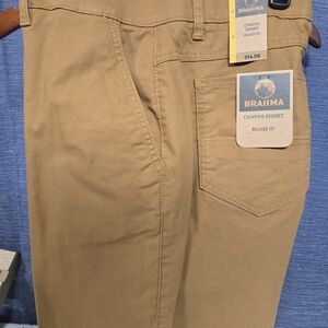 Brahma Men's Tan Canvas Shorts